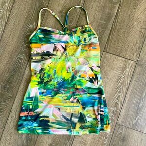 LUCY brand - Colorful Print athletic/everyday Tank Top 🌺 resortwear